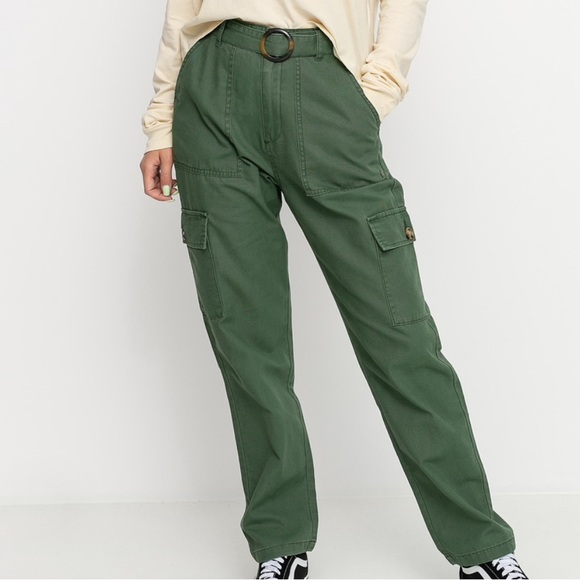 Roxy Sense Yourself Women’s Utility Style Pants Size XSmall - Picture 2 of 9